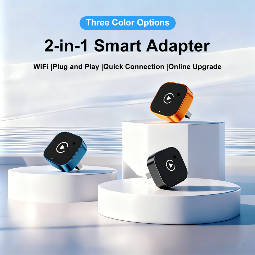 Smartwatch Universal - Adaptateur CarPlay sans fil 2-en-1 mini,