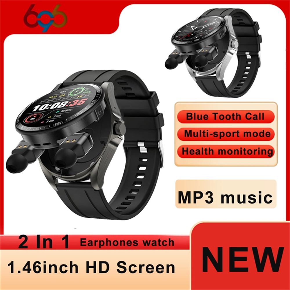 Smartwatch Headset - Nouvelle Montre Connectée 2-en-1 avec Écouteurs