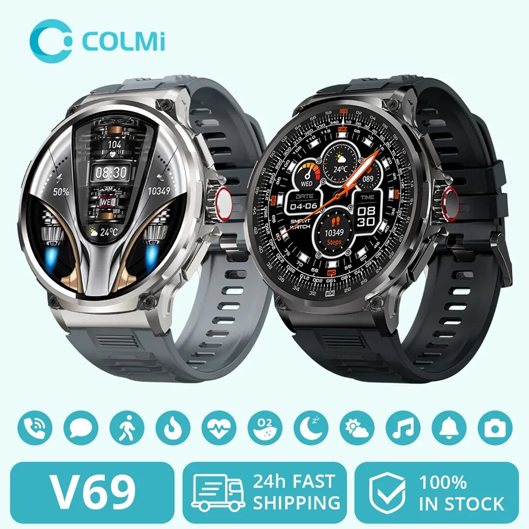 Smartwatch Face - COLMI-Montre connectée V69 pour Xiaomi et