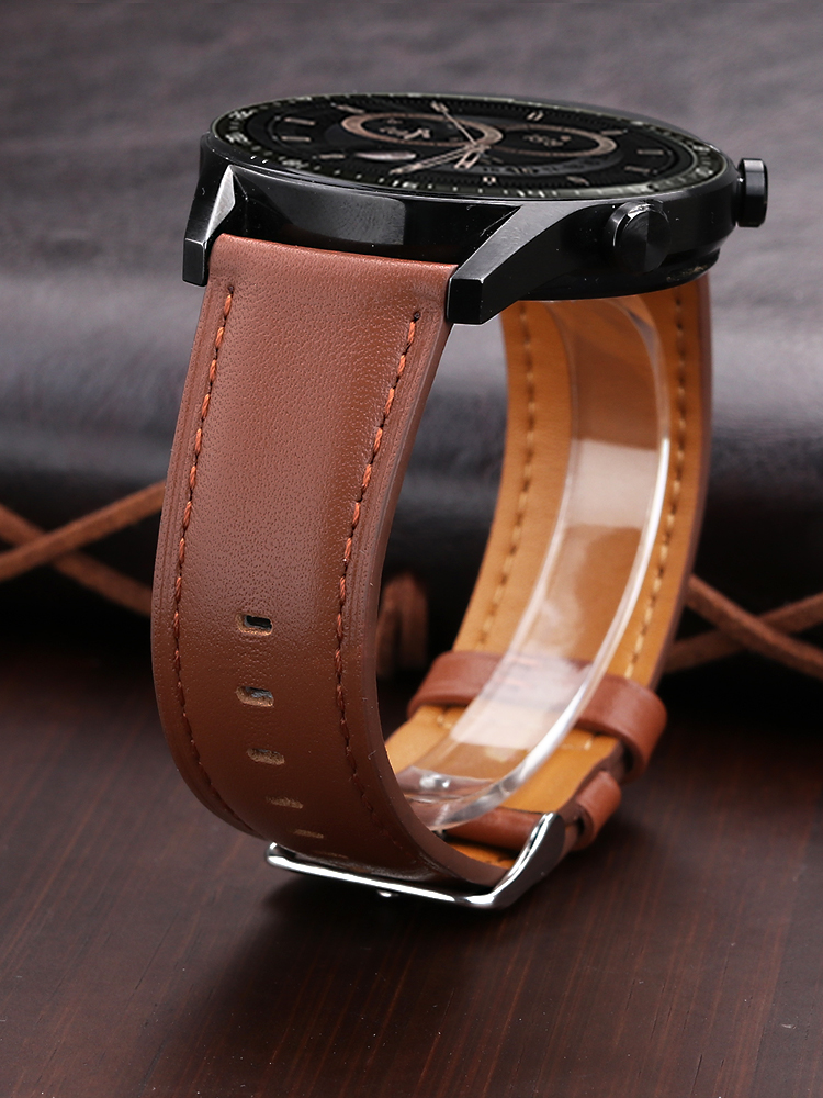 Smartwatch Accessories Shop - Bracelet de montre en cuir véritable,