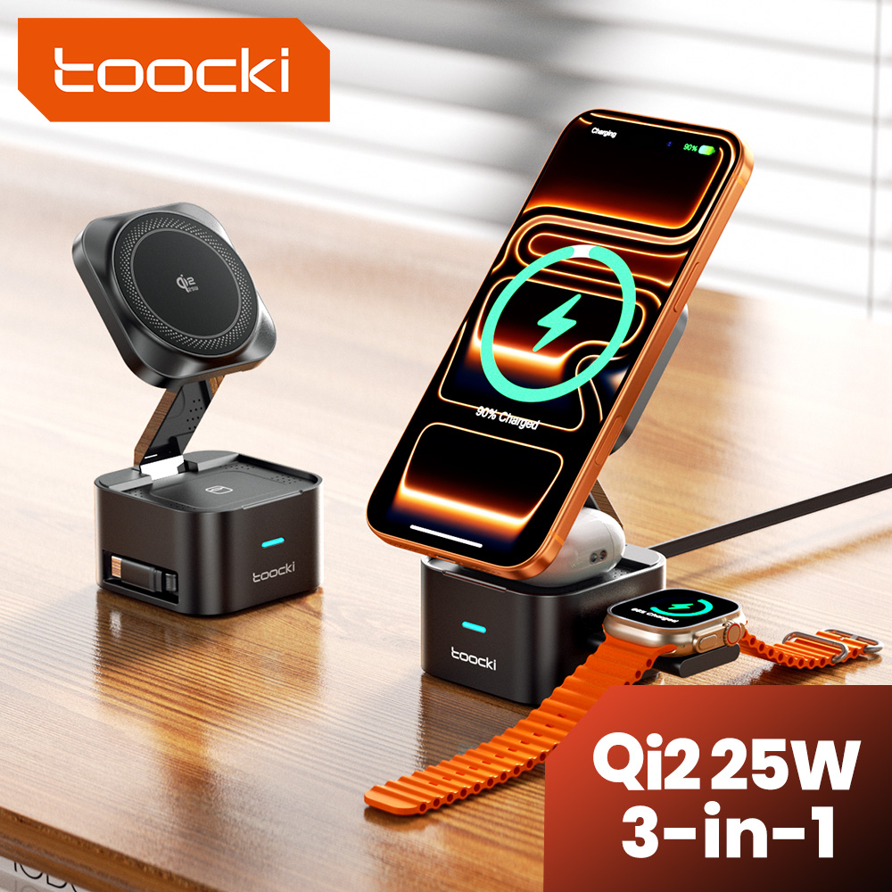 Smartwatch Ac - Chargeur sans fil Toocki QI2.2 25W