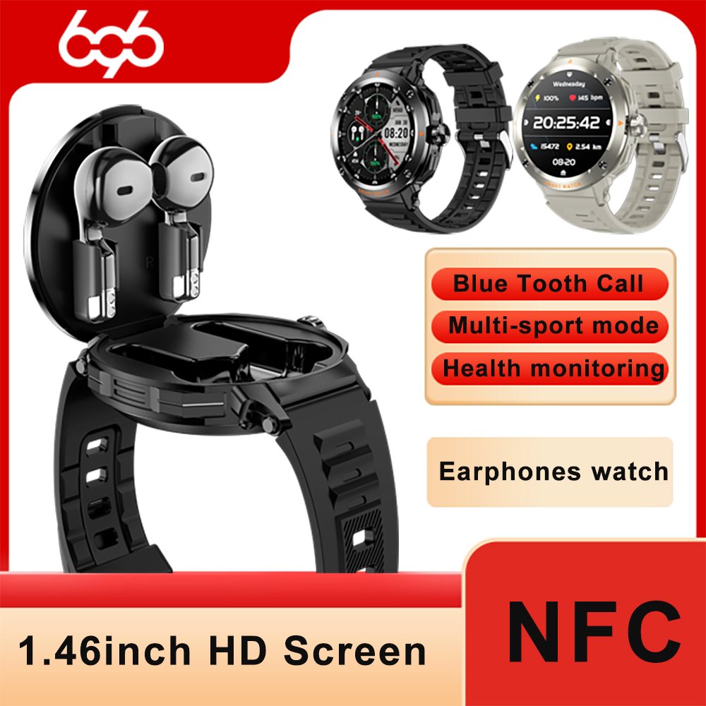Smartwatch Headset - Horloge 2 en 1 casque montre
