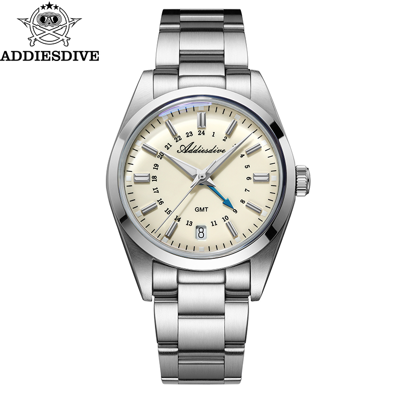 Accessories With Watch - ADDIESDIVE marque chaude 36mm luxe GMT