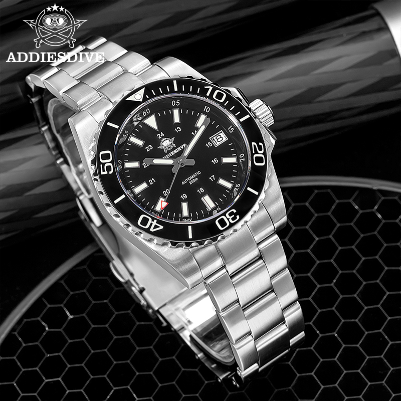Accessories With Watch - ADDIESDIVE montre pour hommes 8215 mécanique