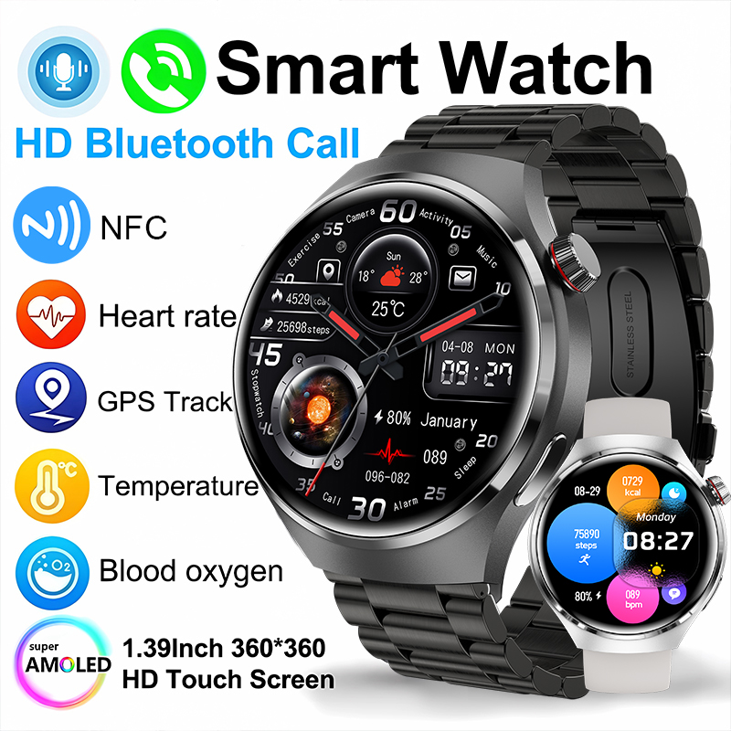 Smartwatch Face - Nouvelle montre connectée 2026 avec moniteur