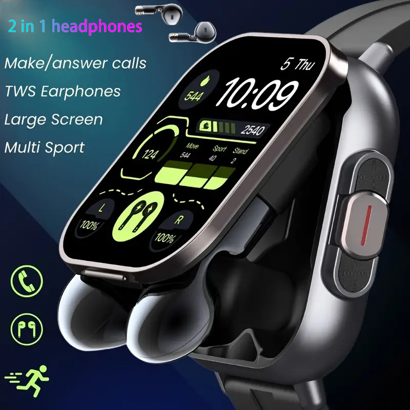 Smartwatch Headset - Nouvelle montre connectée TWS 2-en-1 avec