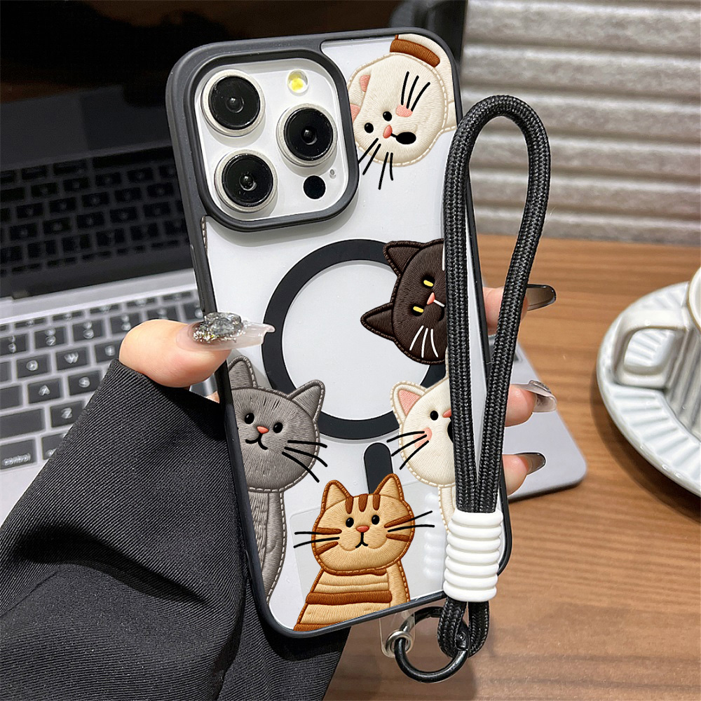 Apple Iphone 15 Pro Max - Coque de téléphone mignonne avec fausse