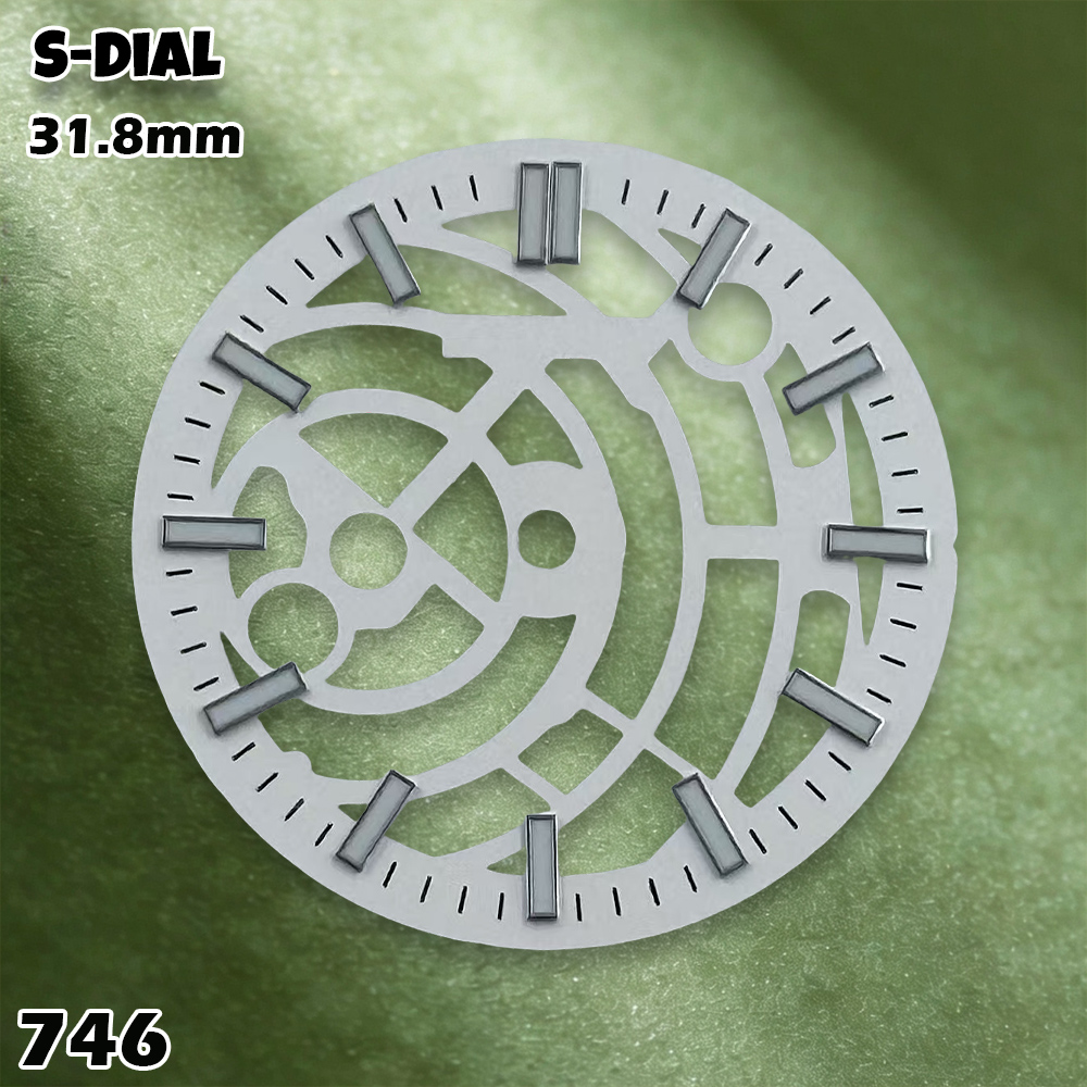 Cadran lumineux vert NH 31.8mm - Accessories With Watch avis et prix