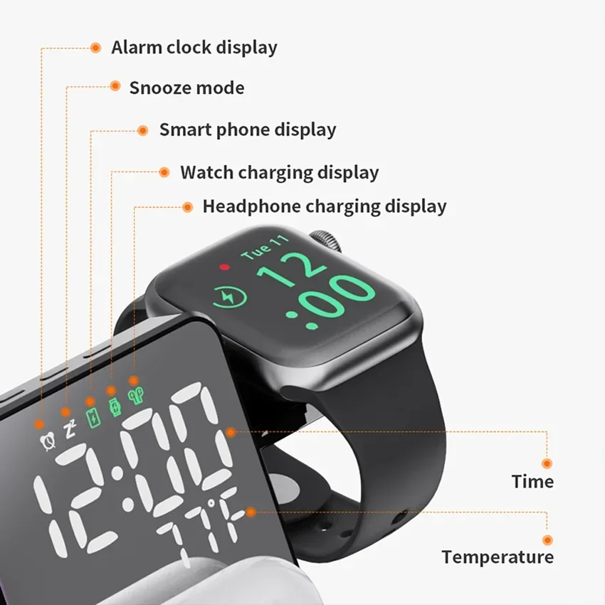 Support de réveil et chargeur  - Smartwatch Ac avis et prix