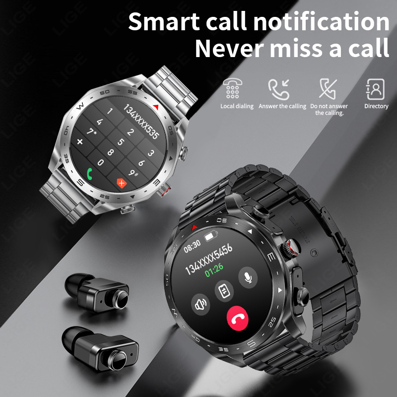 Montre connectée LIGE avec éco - Smartwatch Headset avis et prix
