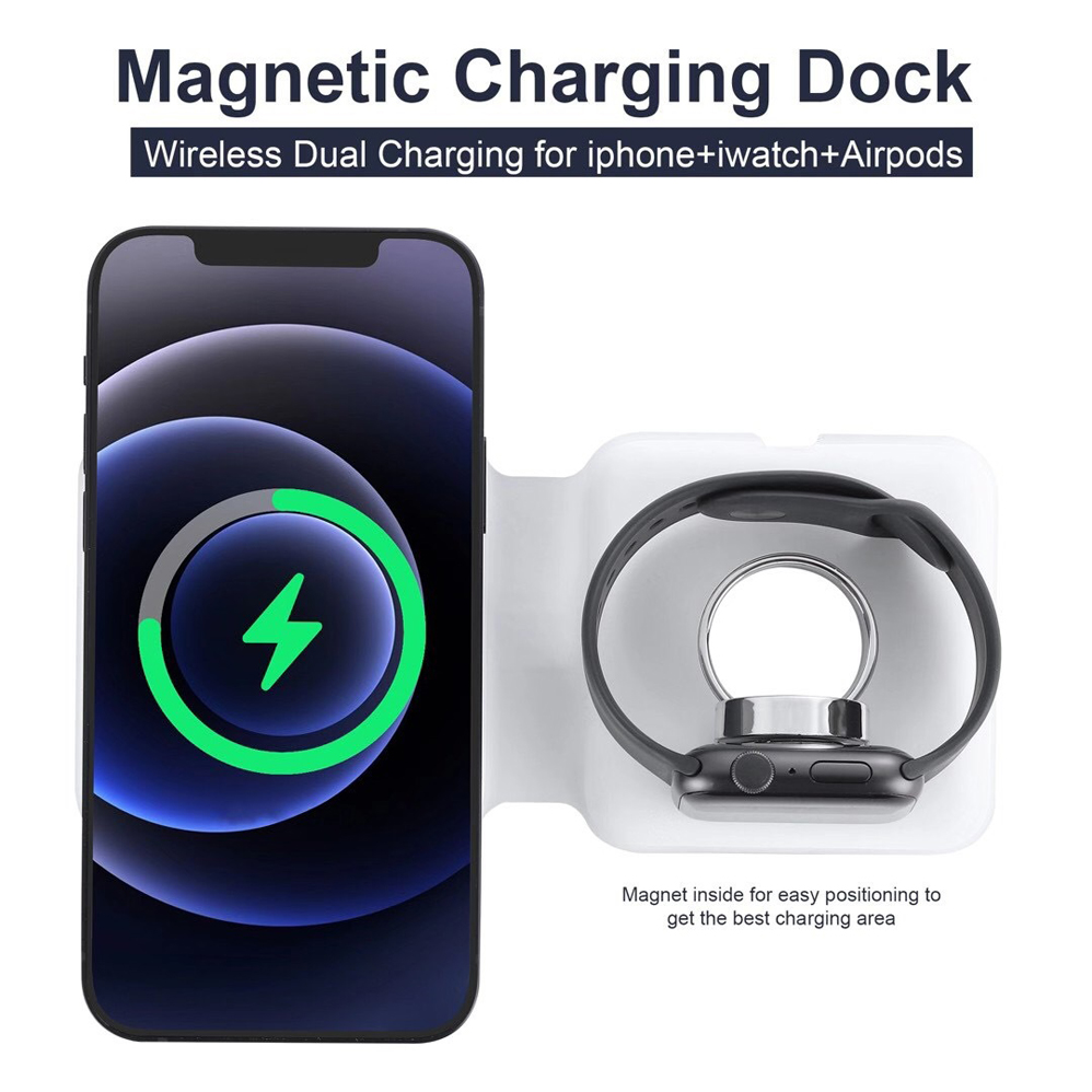 2IN1 Magsafe duo chargeur magn - Smartwatch X avis et prix