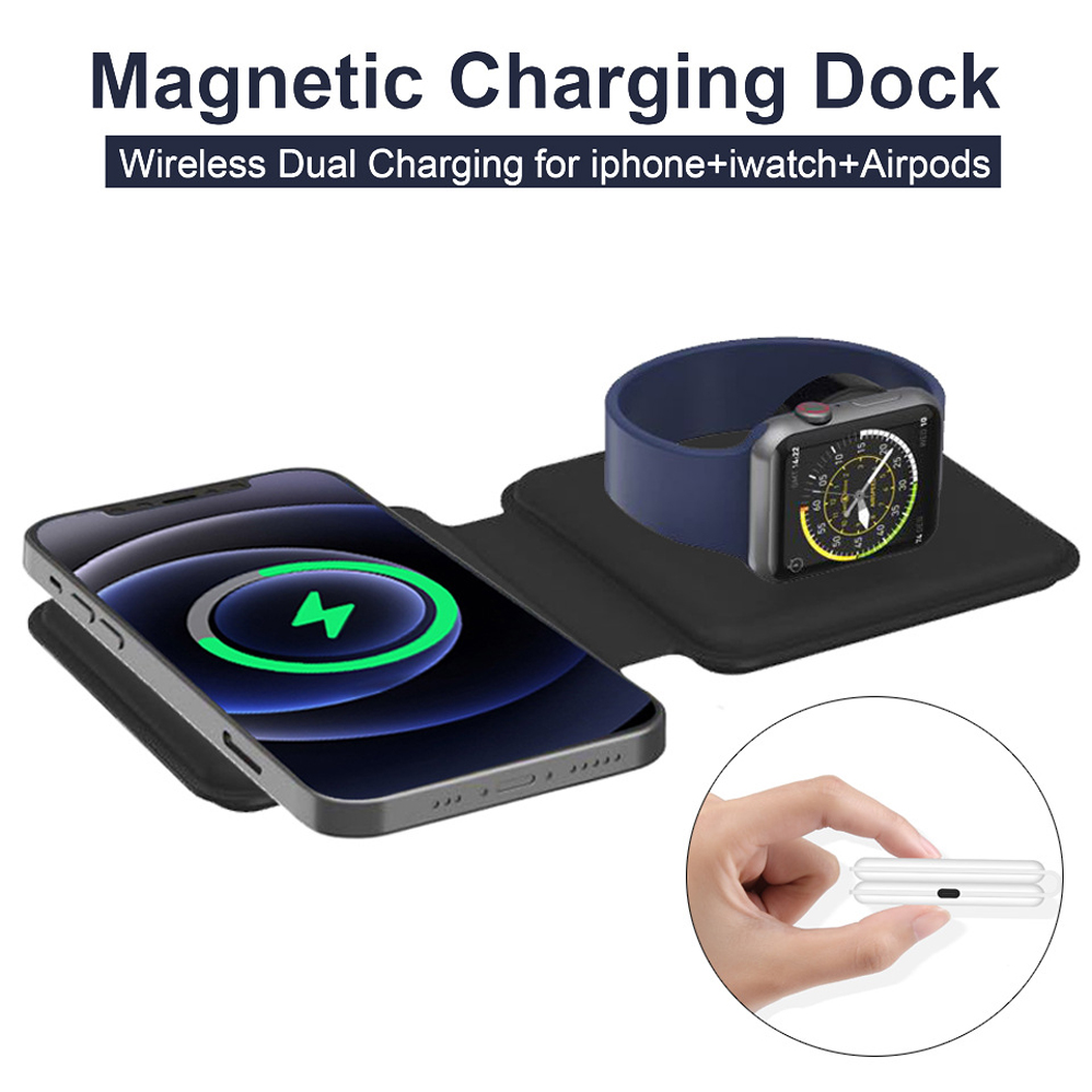 2IN1 Magsafe duo chargeur magn - Smartwatch X avis et prix