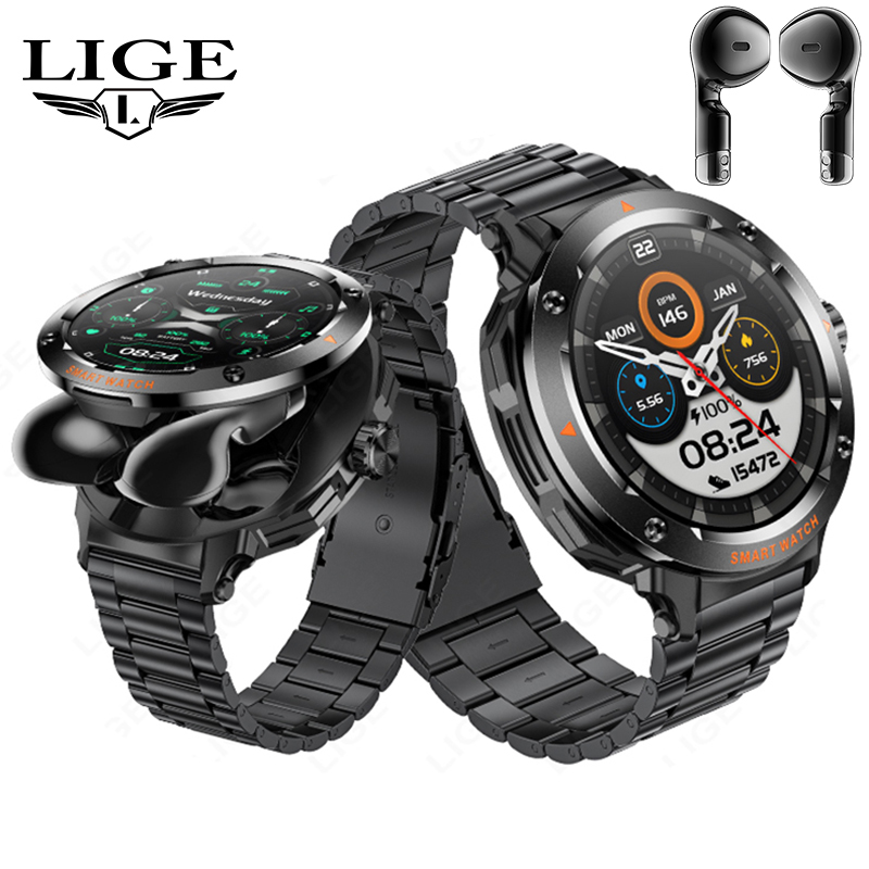 Nouveaux hommes 2 en 1 casque  - Smartwatch Headset avis et prix