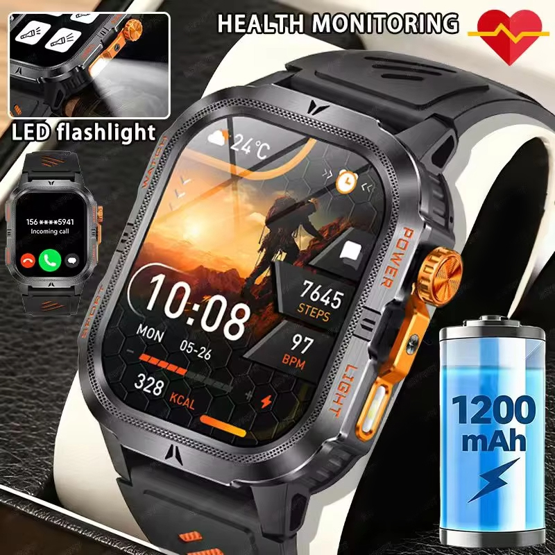 Montre connectée militaire rob - Smartwatch M Active avis et prix