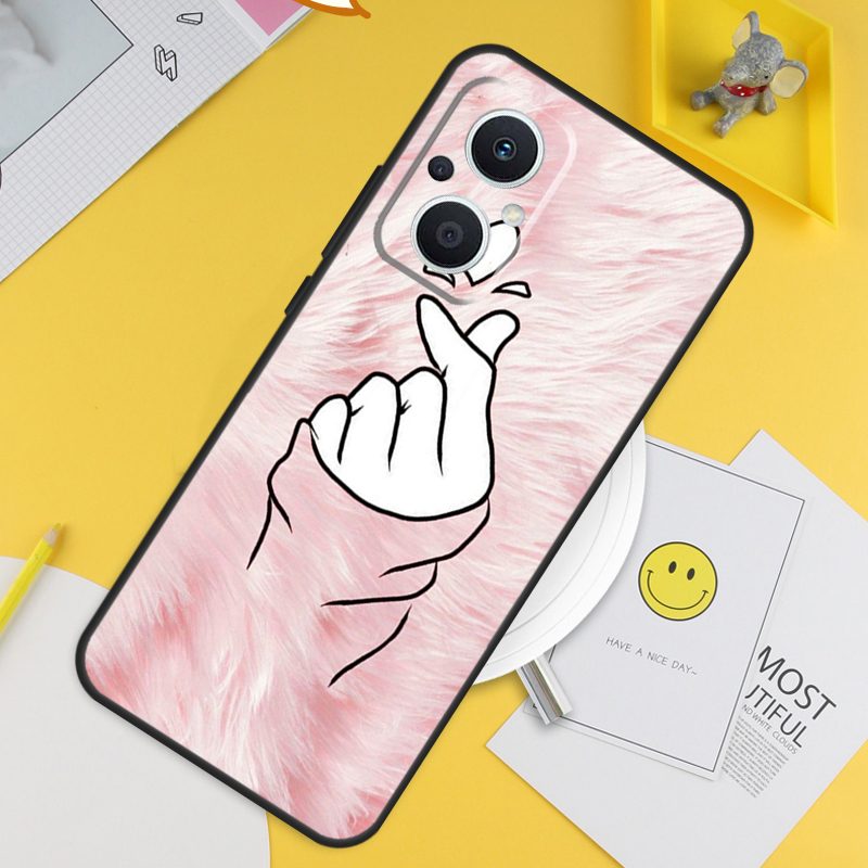 Coque Kpop Cœur à Doigts pour  - Oppo Find X8 avis et prix