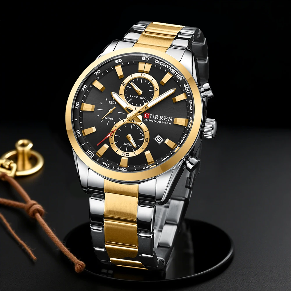 CURREN Casual Quartz Chrono Sp - Accessories With Watch avis et prix