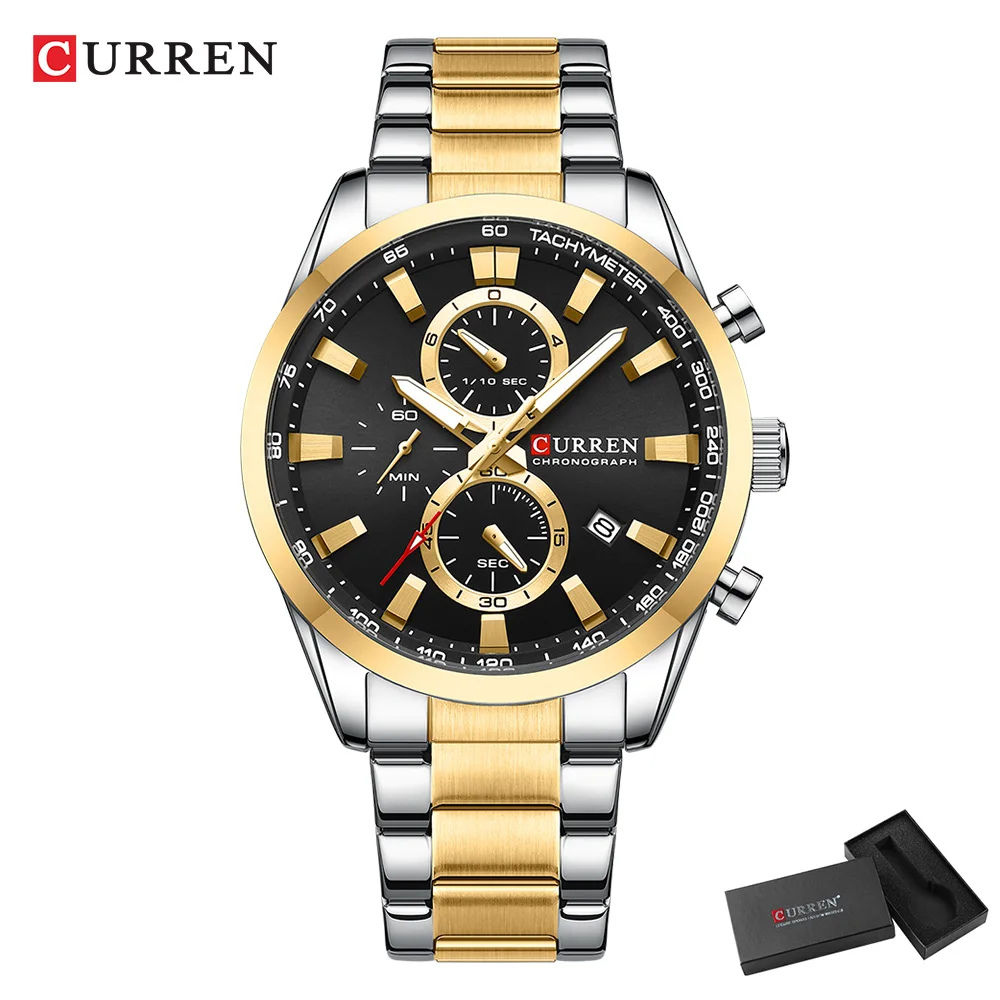 CURREN Casual Quartz Chrono Sp - Accessories With Watch avis et prix