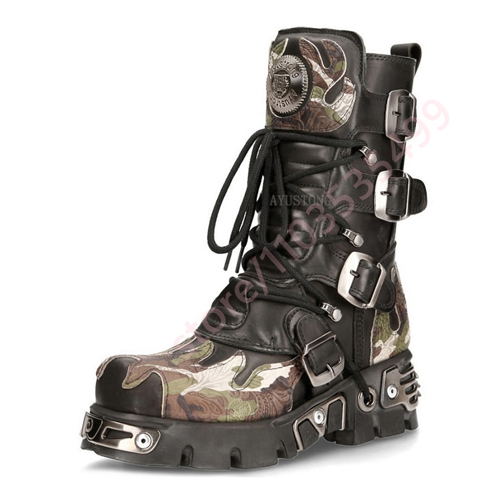 Punk Rock Camouflage ceinture  - Leather Classic Strap avis et prix