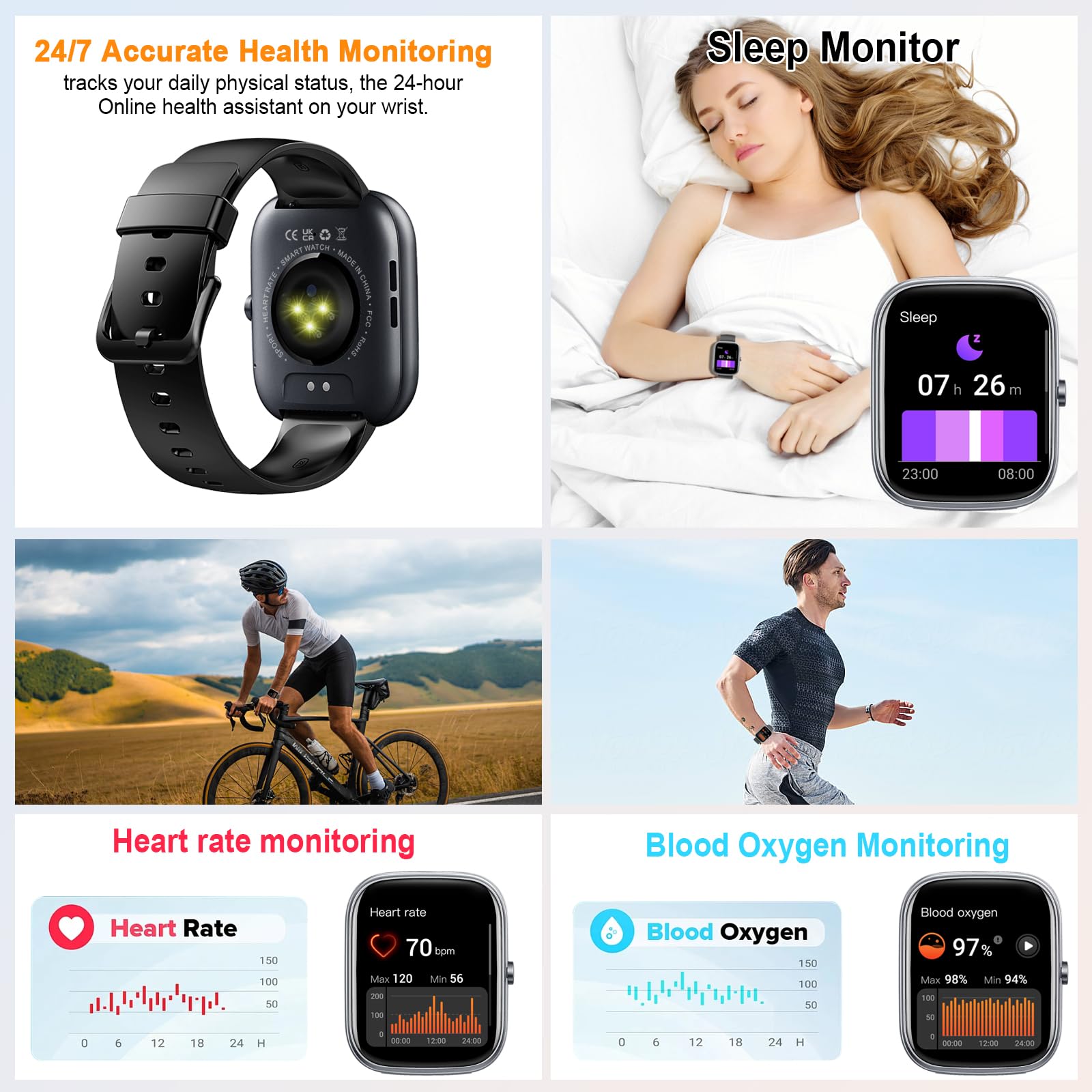 Montre intelligente étanche IP - Smartwatch Face avis et prix
