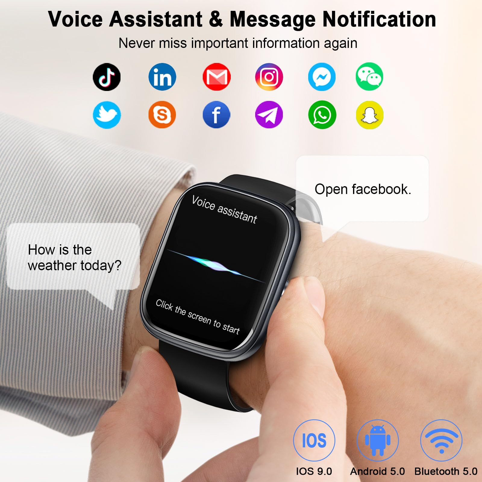 Montre intelligente étanche IP - Smartwatch Face avis et prix