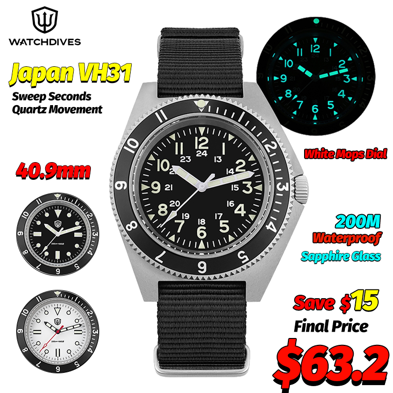 Watchdives WD1972 montre à Qua - Accessories With Watch avis et prix