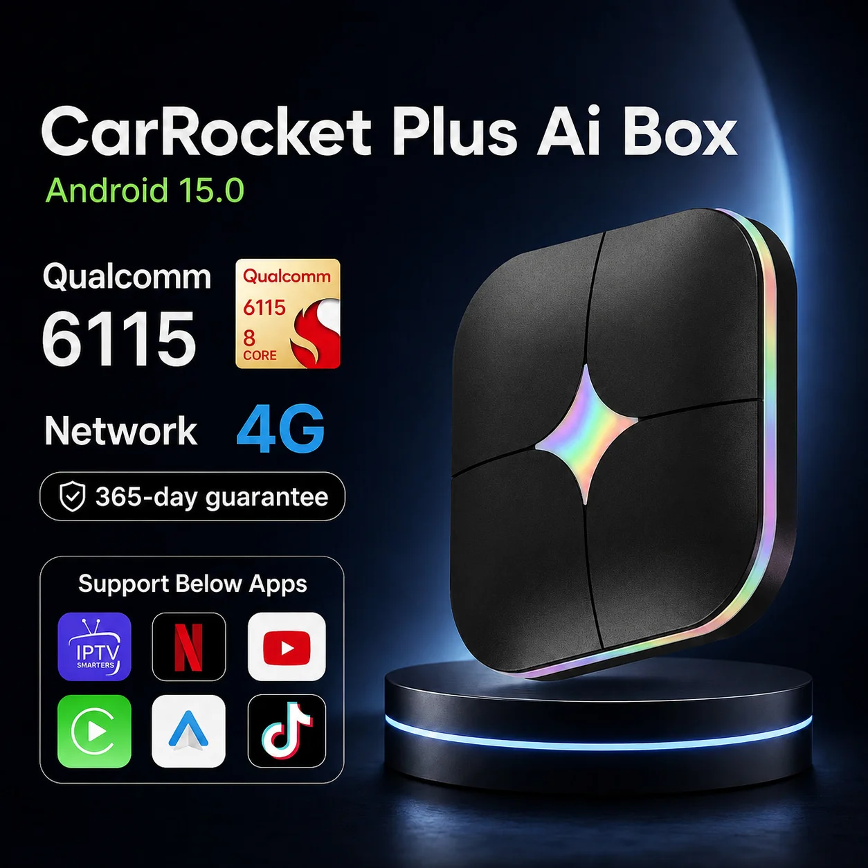 Boîtier Android 15 CarPlay Ai  - Smartwatch Universal avis et prix