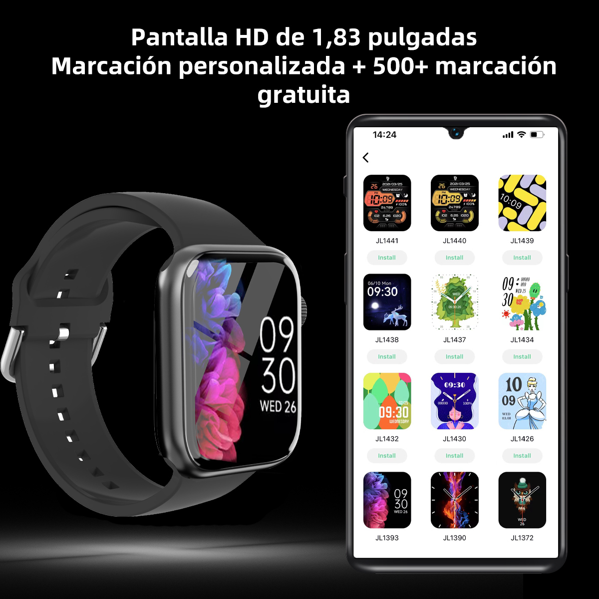 Montre intelligente de sport p - Smartwatch Face avis et prix