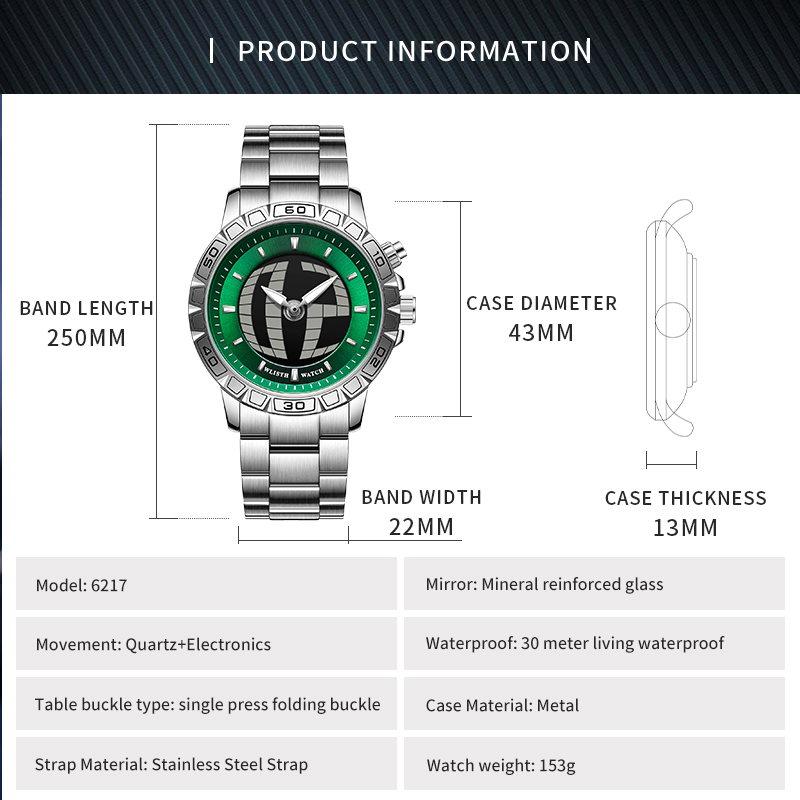 Montre de luxe pour homme d'af - Smartwatch Touch avis et prix