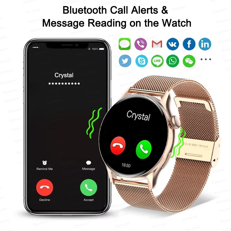 Montre connectée pour femmes,  - Smartwatch Face avis et prix