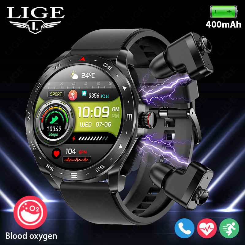 LIGE-Montre intelligente étanc - Smartwatch Headset avis et prix