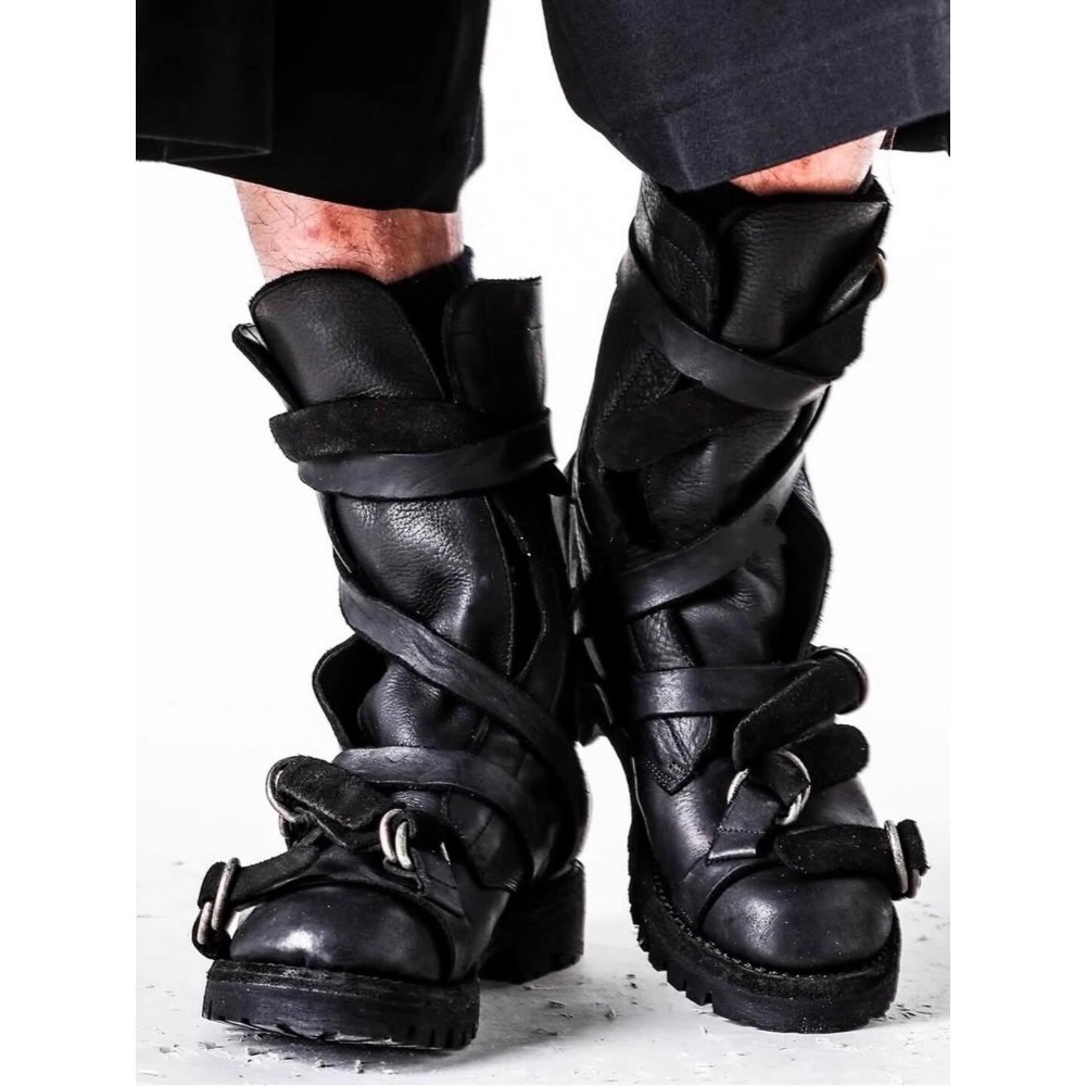 Bottes de moto en cuir pour ho - Leather Classic Strap avis et prix